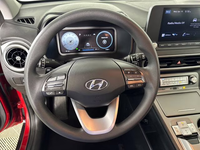 2023 Pulse Red w/Black Roof Hyundai Kona Electric SE FWD SUV