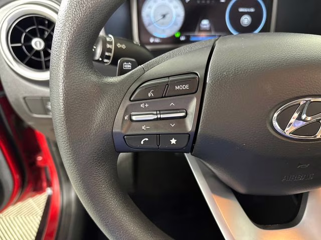 2023 Pulse Red w/Black Roof Hyundai Kona Electric SE FWD SUV