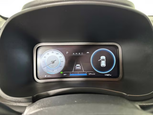 2023 Pulse Red w/Black Roof Hyundai Kona Electric SE FWD SUV