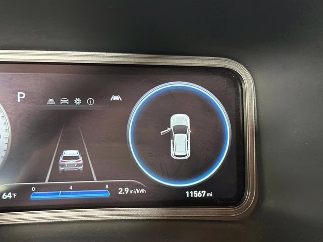 2023 Pulse Red w/Black Roof Hyundai Kona Electric SE FWD SUV