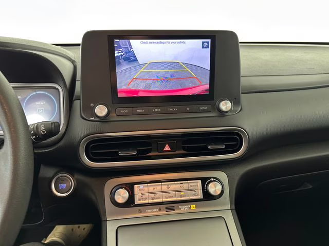 2023 Pulse Red w/Black Roof Hyundai Kona Electric SE FWD SUV
