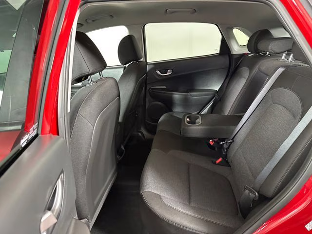 2023 Pulse Red w/Black Roof Hyundai Kona Electric SE FWD SUV