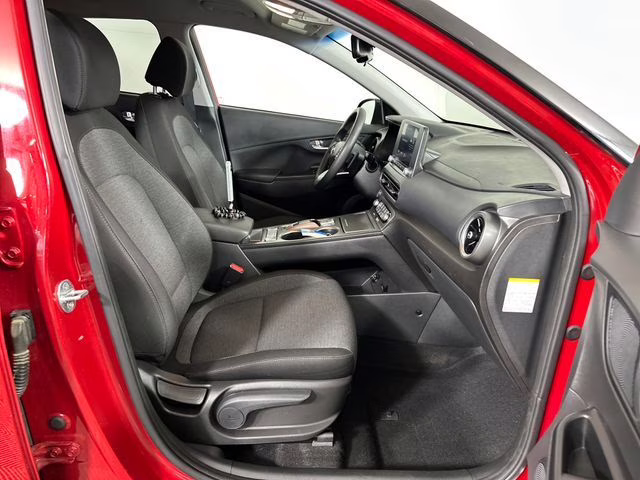 2023 Pulse Red w/Black Roof Hyundai Kona Electric SE FWD SUV