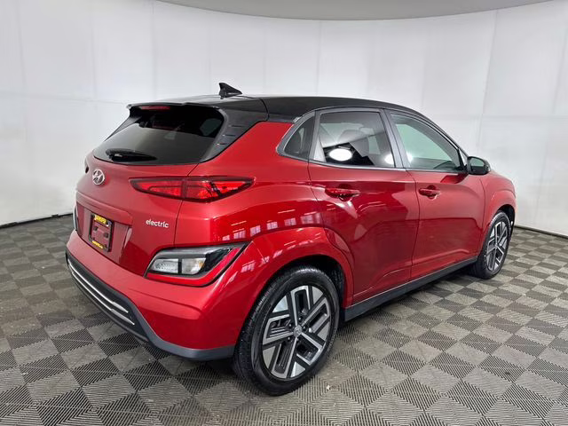 2023 Pulse Red w/Black Roof Hyundai Kona Electric SE FWD SUV
