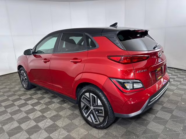 2023 Pulse Red w/Black Roof Hyundai Kona Electric SE FWD SUV