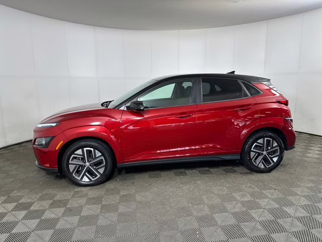 2023 Pulse Red w/Black Roof Hyundai Kona Electric SE FWD SUV