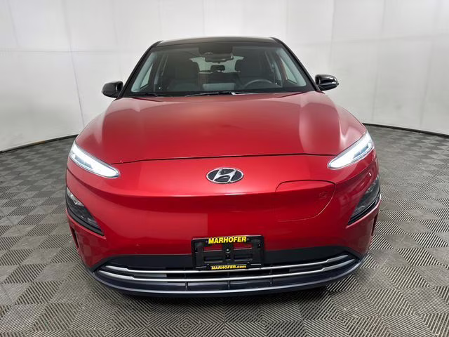 2023 Pulse Red w/Black Roof Hyundai Kona Electric SE FWD SUV
