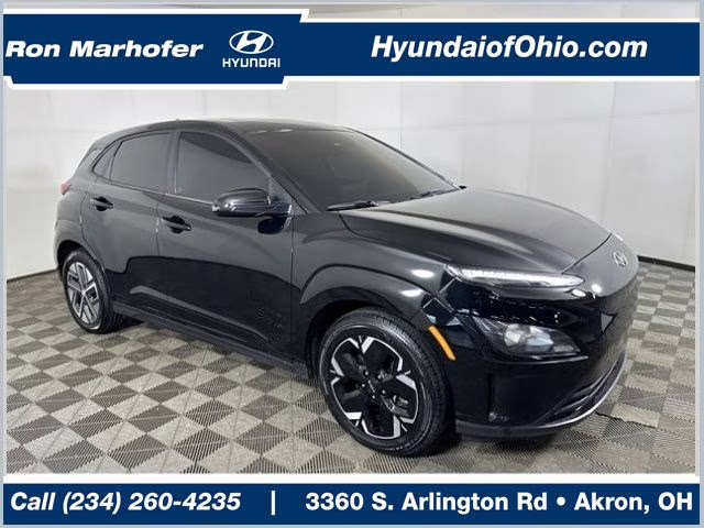 2023 Abyss Black Pearl Hyundai Kona Electric SEL FWD SUV