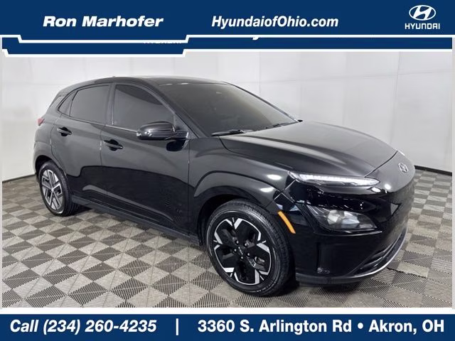 2023 Abyss Black Pearl Hyundai Kona Electric SEL FWD SUV