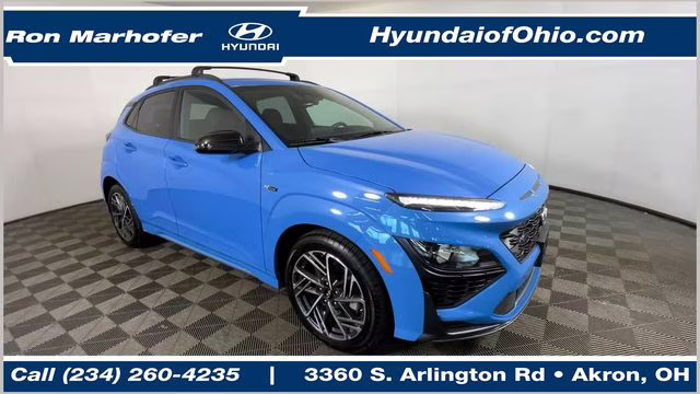 2022 Blue Wave Hyundai Kona N Line AWD SUV