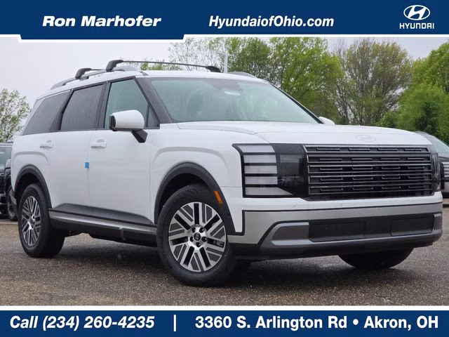 2026 Creamy White Pearl Hyundai Palisade Hybrid SEL Premium AWD SUV