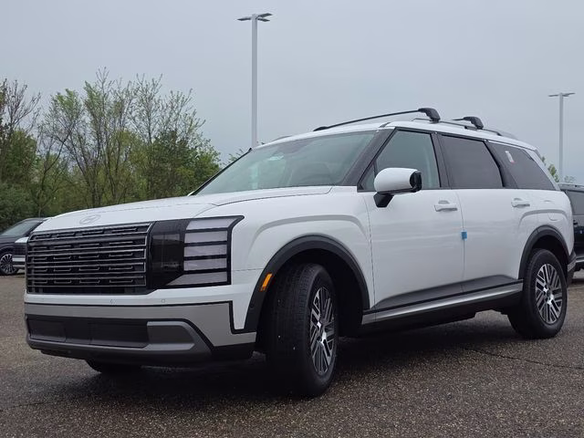 2026 Creamy White Pearl Hyundai Palisade Hybrid SEL Premium AWD SUV