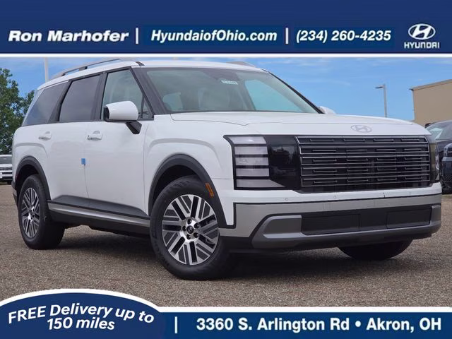 2026 Creamy White Pearl Hyundai Palisade Hybrid SEL AWD SUV