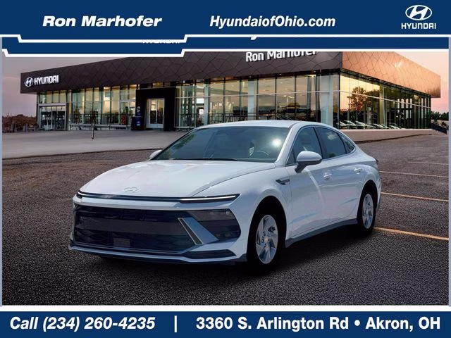 2026 Serenity White Hyundai Sonata SE FWD Sedan