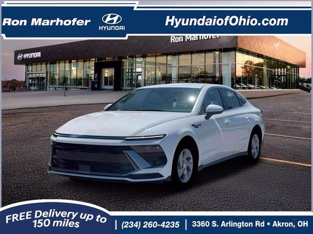 2026 Serenity White Hyundai Sonata SE FWD Sedan