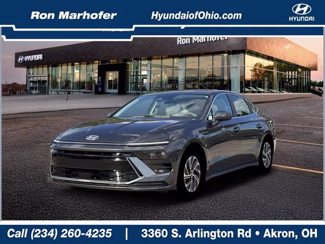 2026 Portofino Gray Hyundai Sonata Hybrid Blue FWD Sedan