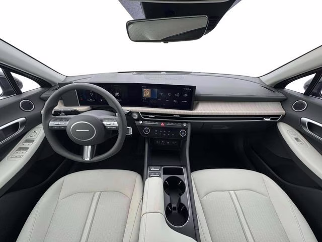 2026 Portofino Gray Hyundai Sonata Hybrid Blue FWD Sedan