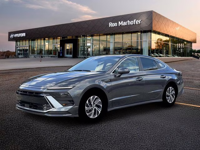 2026 Portofino Gray Hyundai Sonata Hybrid Blue FWD Sedan