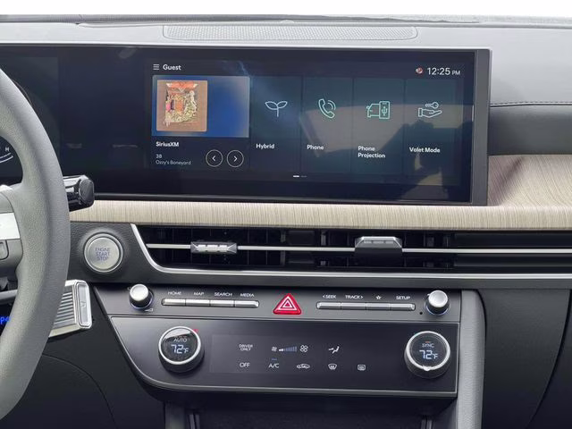 2026 Portofino Gray Hyundai Sonata Hybrid Blue FWD Sedan