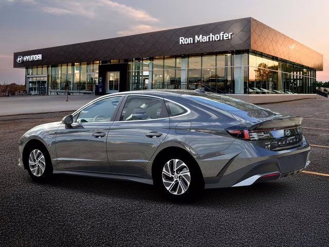 2026 Portofino Gray Hyundai Sonata Hybrid Blue FWD Sedan
