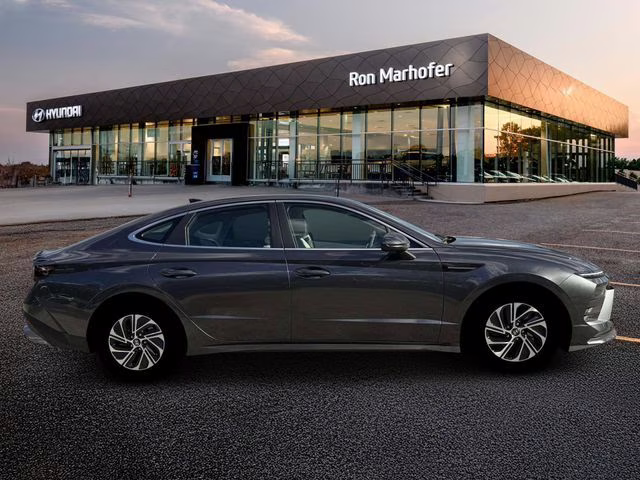 2026 Portofino Gray Hyundai Sonata Hybrid Blue FWD Sedan