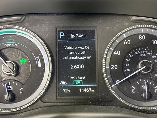 2023 Portofino Gray Hyundai Sonata Hybrid Blue FWD Sedan