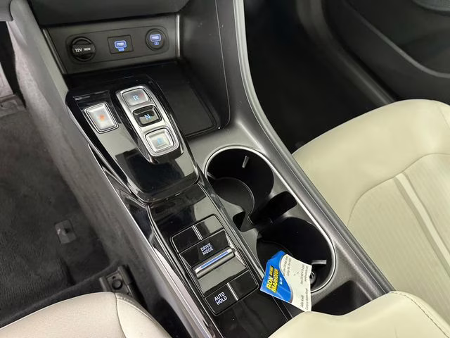 2023 Portofino Gray Hyundai Sonata Hybrid Blue FWD Sedan