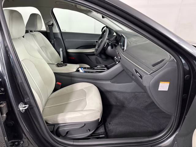 2023 Portofino Gray Hyundai Sonata Hybrid Blue FWD Sedan