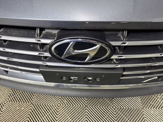 2023 Portofino Gray Hyundai Sonata Hybrid Blue FWD Sedan