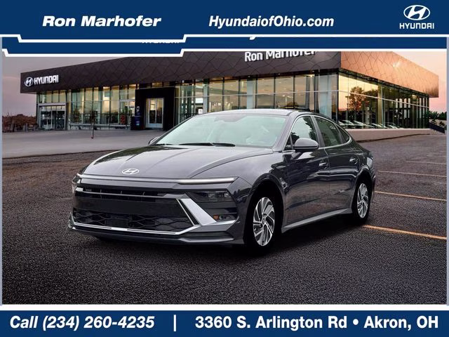 2026 Carbon Blue Hyundai Sonata Hybrid Blue FWD Sedan