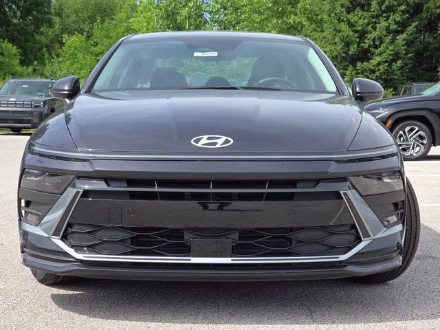 2026 Carbon Blue Hyundai Sonata Hybrid Blue FWD Sedan