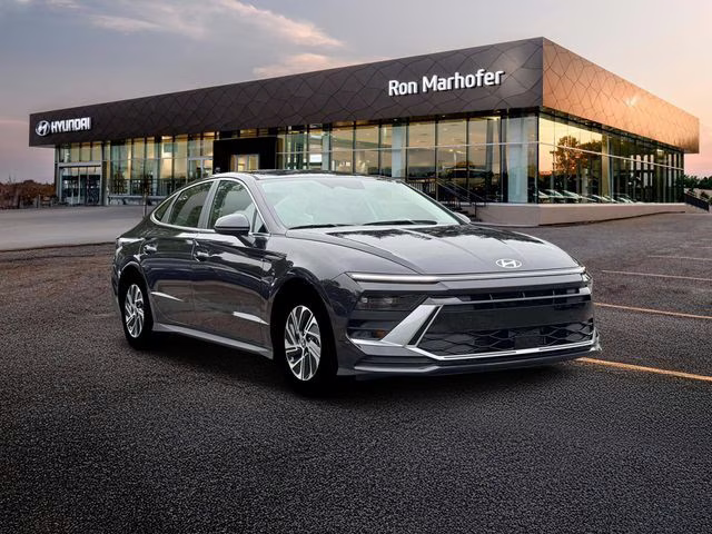 2026 Carbon Blue Hyundai Sonata Hybrid Blue FWD Sedan