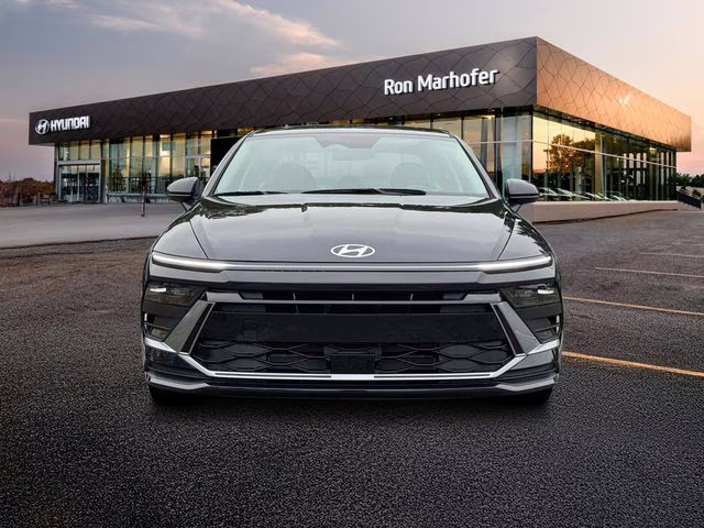 2026 Carbon Blue Hyundai Sonata Hybrid Blue FWD Sedan