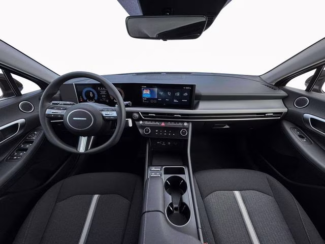 2026 Carbon Blue Hyundai Sonata Hybrid Blue FWD Sedan