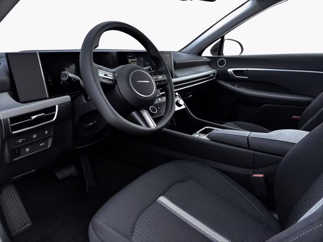 2026 Carbon Blue Hyundai Sonata Hybrid Blue FWD Sedan