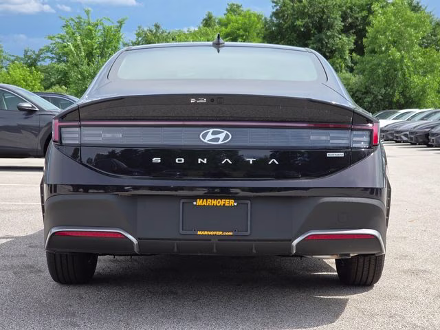 2026 Carbon Blue Hyundai Sonata Hybrid Blue FWD Sedan