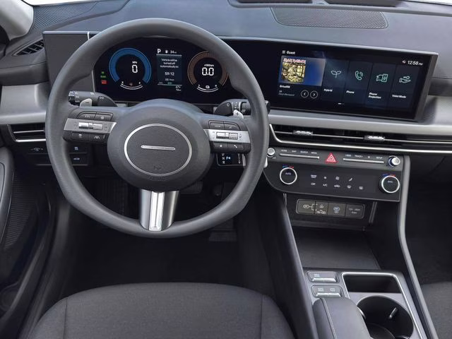 2026 Carbon Blue Hyundai Sonata Hybrid Blue FWD Sedan