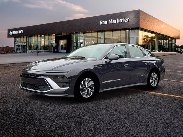 2026 Carbon Blue Hyundai Sonata Hybrid Blue FWD Sedan