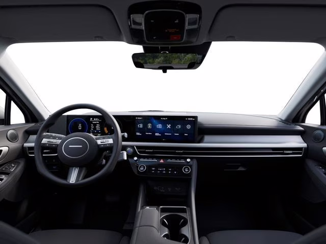 2026 Carbon Blue Hyundai Sonata Hybrid Blue FWD Sedan