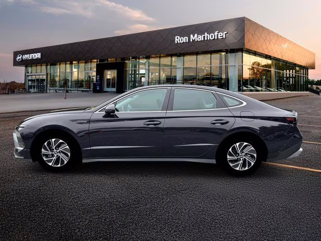 2026 Carbon Blue Hyundai Sonata Hybrid Blue FWD Sedan
