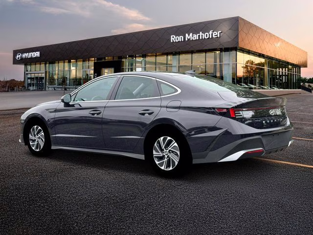 2026 Carbon Blue Hyundai Sonata Hybrid Blue FWD Sedan