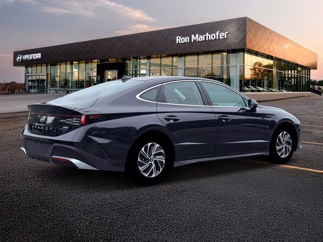 2026 Carbon Blue Hyundai Sonata Hybrid Blue FWD Sedan