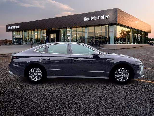 2026 Carbon Blue Hyundai Sonata Hybrid Blue FWD Sedan