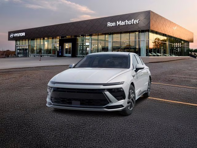 2026 Serenity White Hyundai Sonata Hybrid Blue FWD Sedan
