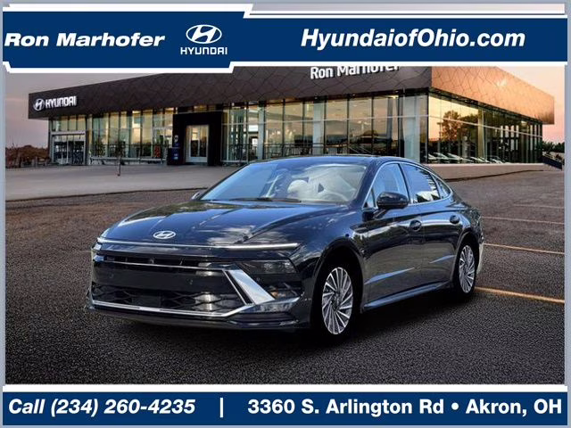 2026 Abyss Black Hyundai Sonata Hybrid Limited FWD Sedan