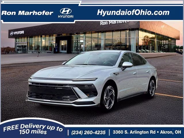 2026 Aero Silver Hyundai Sonata SEL Sport AWD Sedan