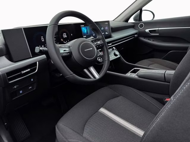 2026 Serenity White Hyundai Sonata SEL Sport AWD Sedan