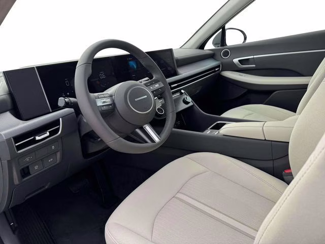 2026 Serenity White Hyundai Sonata SEL Sport FWD Sedan