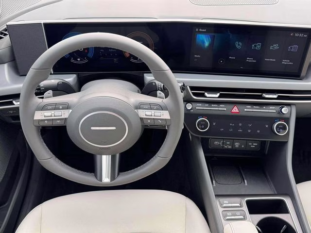 2026 Serenity White Hyundai Sonata SEL Sport FWD Sedan