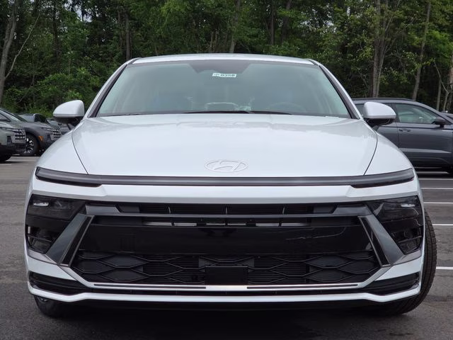 2026 Serenity White Hyundai Sonata SEL Sport FWD Sedan